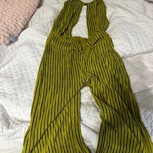 Vibrant Striped Jumpsuit